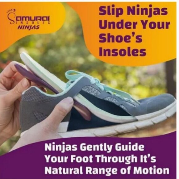 Samurai Ninjas Insoles for Men or Women - Picture 3 of 3